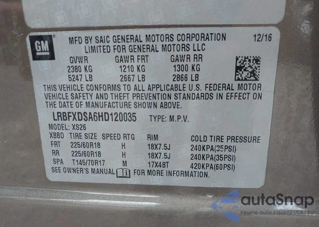 LRBFXDSA6HD120035: 42696629