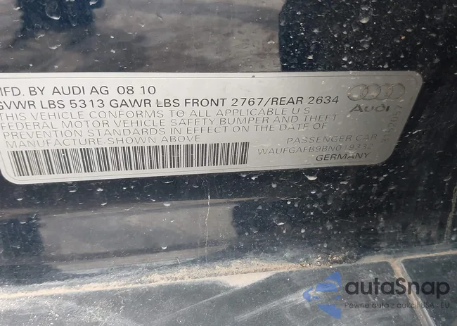 WAUFGAFB9BN019332: 42696676