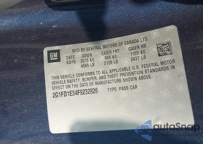 2G1FD1E34F9232826: 42696837