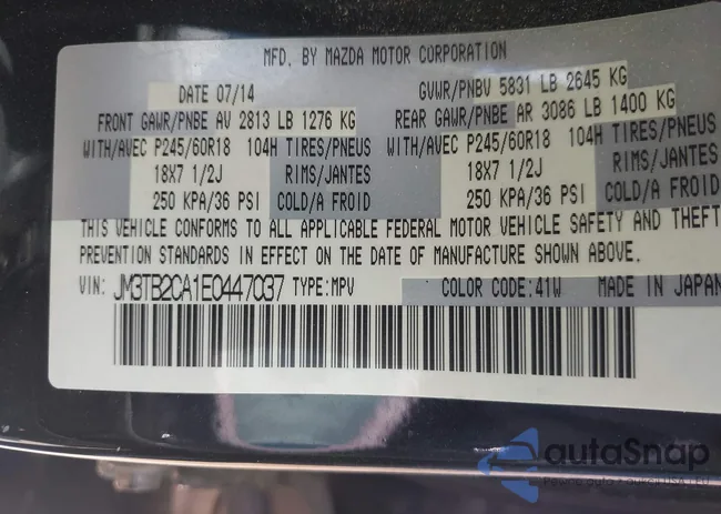 JM3TB2CA1E0447037: 42695884