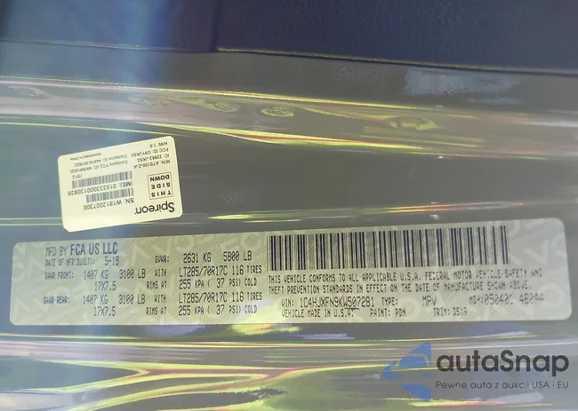 1C4HJXFN9KW507281: 42695939