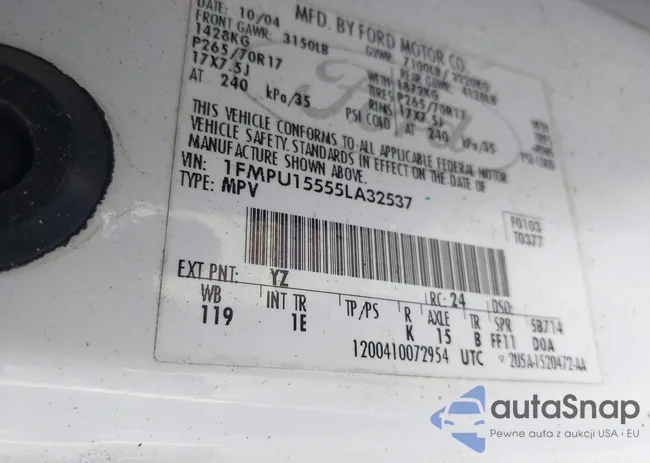 1FMPU15555LA32537: 42695941