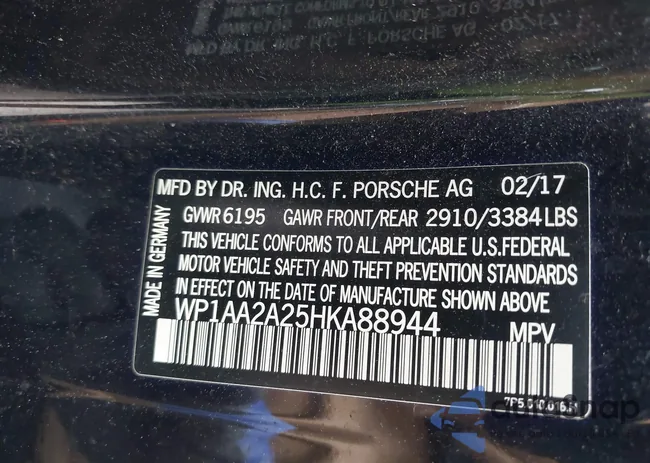 WP1AA2A25HKA88944: 42695999