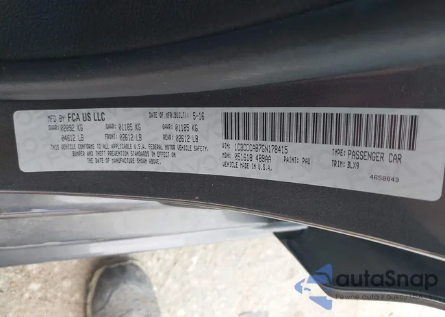 1C3CCCAB7GN178415: 42696212