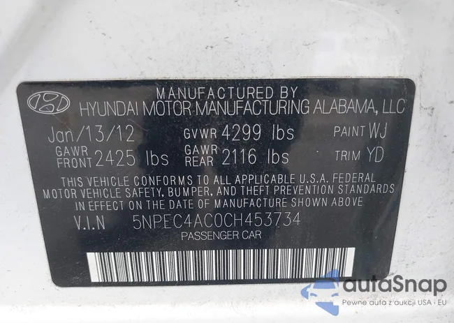 5NPEC4AC0CH453734: 42697337