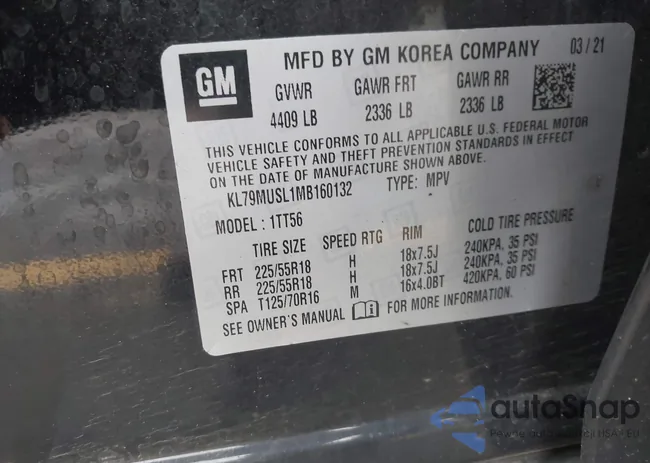 KL79MUSL1MB160132: 42697341