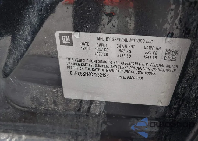 1G1PC5SH4C7232126: 42697367