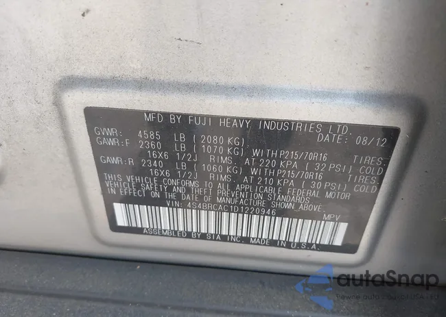 4S4BRCAC1D1220946: 42697598