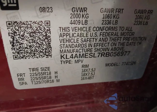 KL4AMESL7RB056977: 42697719