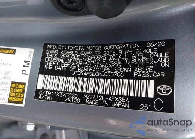 JTDS4MCE0MJ055706: 42696900