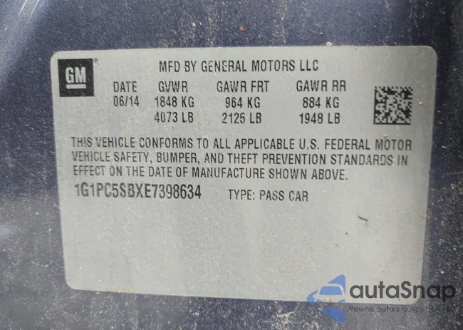 1G1PC5SBXE7398634: 42697120