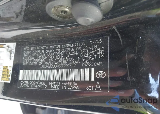 JTDKB20U453099722: 42697179