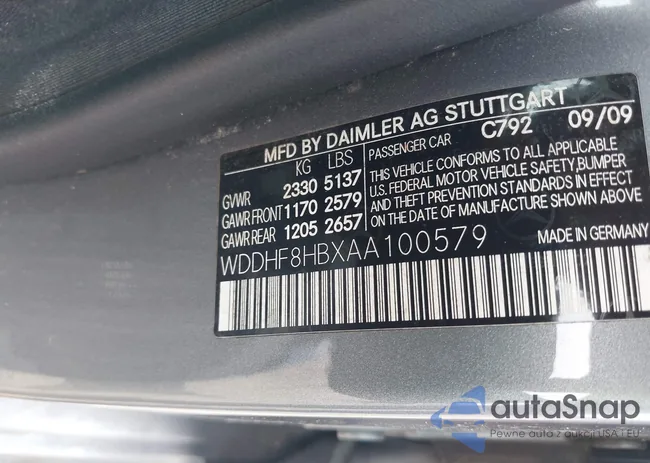 WDDHF8HBXAA100579: 42697202