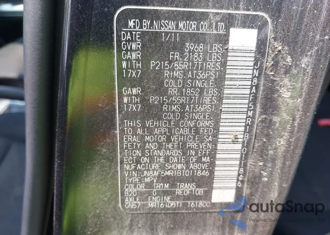 JN8AF5MR1BT011846: 42698280