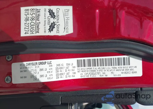 1C4PJMCS3EW317971: 42698377