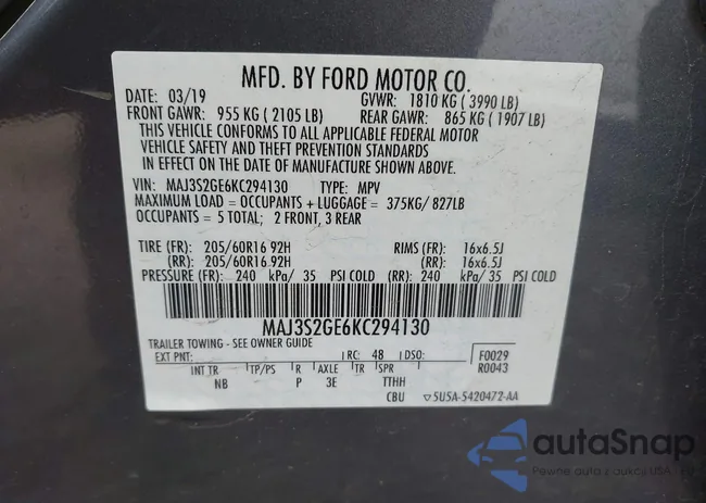 MAJ3S2GE6KC294130: 42698488