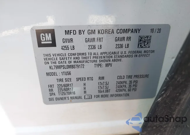 KL79MPSL0MB079172: 42698770