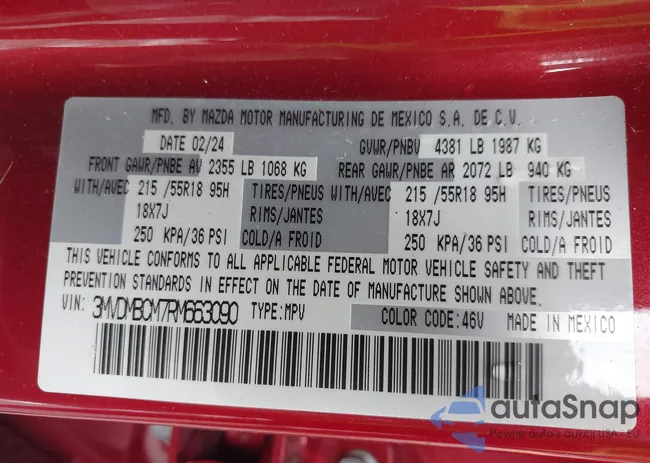 3MVDMBCM7RM663090: 42698778