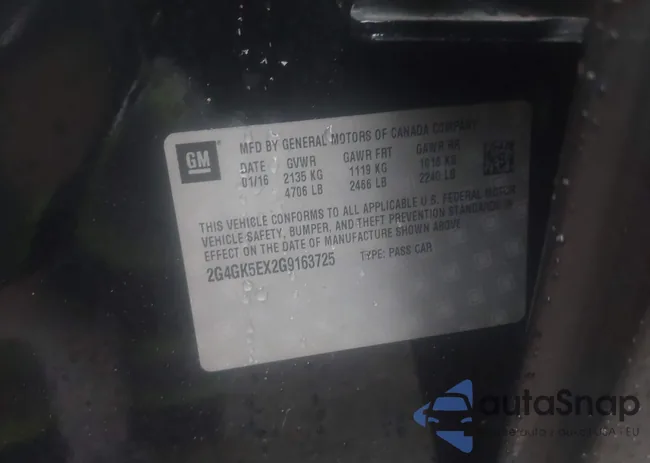 2G4GK5EX2G9163725: 42698797