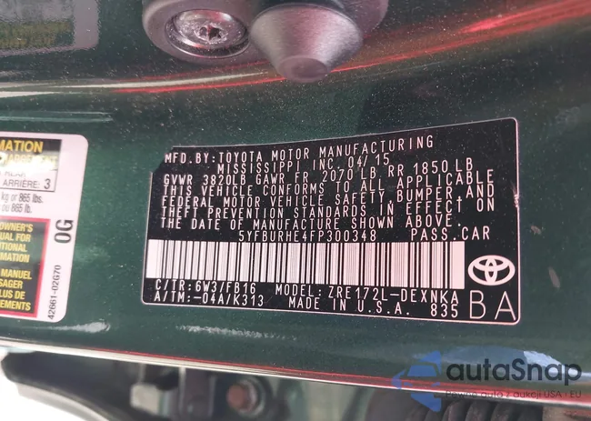 5YFBURHE4FP300348: 42698831