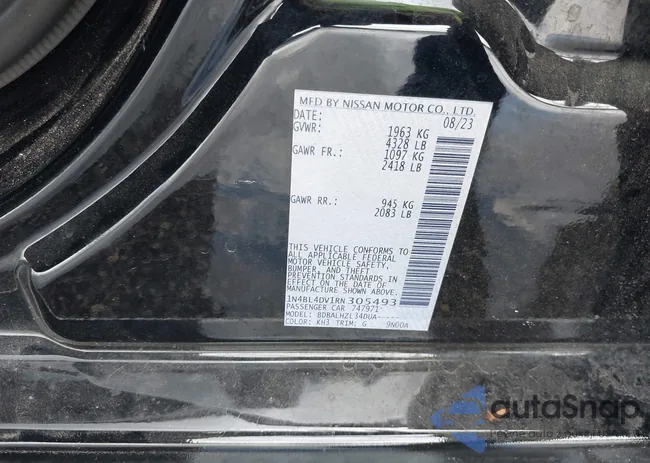 1N4BL4DV1RN305493: 42697885