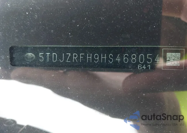 5TDJZRFH9HS468054: 42697949