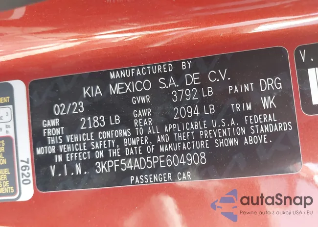 3KPF54AD5PE604908: 42697984