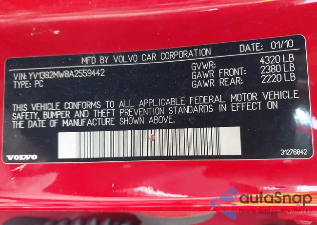 YV1382MW8A2559442: 42697993