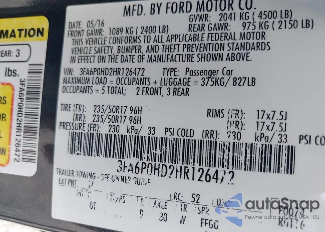 3FA6P0HD2HR126472: 42698029