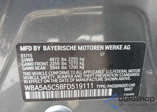 WBA5A5C58FD519111: 42698048