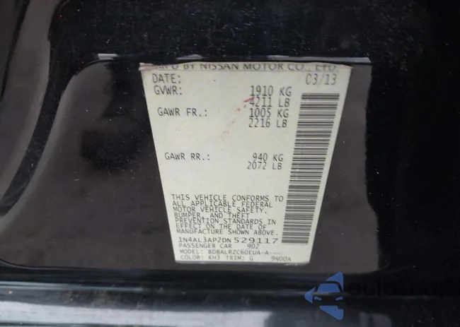 1N4AL3AP2DN529117: 42698187