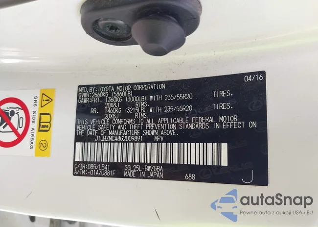 JTJBZMCA8G2009891: 42699485