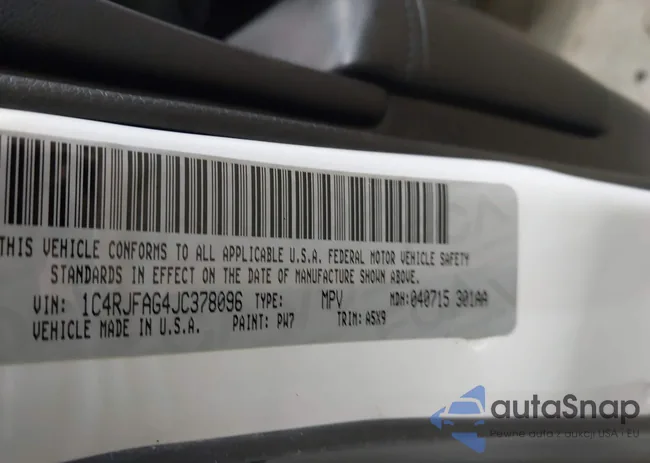 1C4RJFAG4JC378096: 42699807