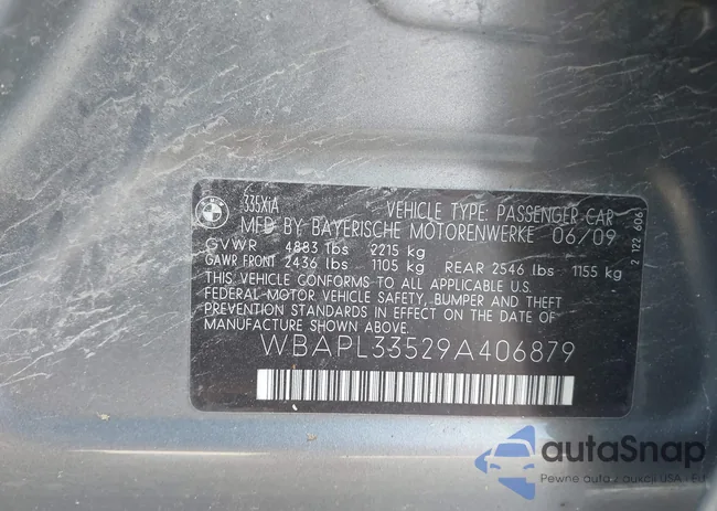 WBAPL33529A406879: 42699847