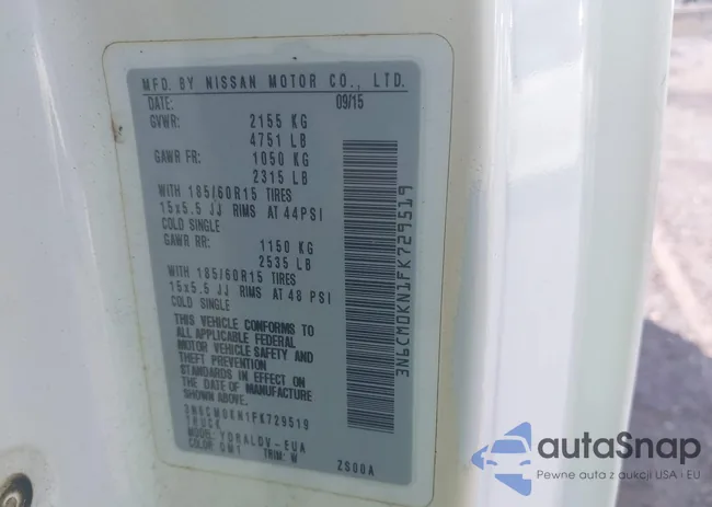 3N6CM0KN1FK729519: 42698901