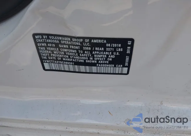 1VWCT7A37GC069201: 42699059