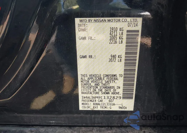 1N4AL3AP4FC132829: 42699211