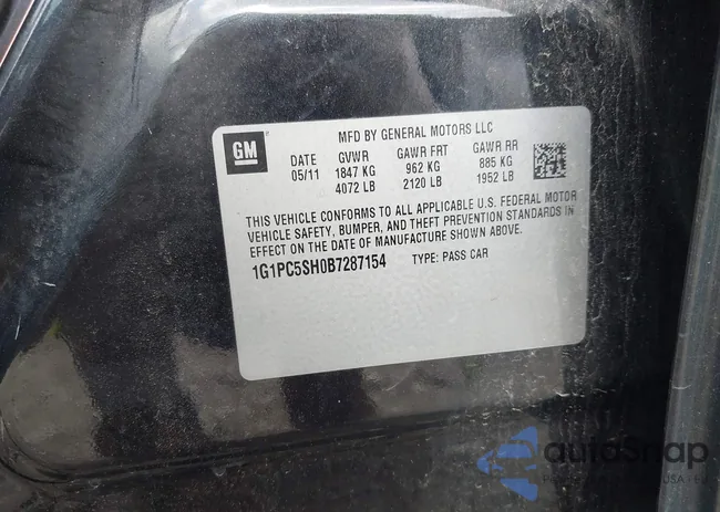 1G1PC5SH0B7287154: 42700299