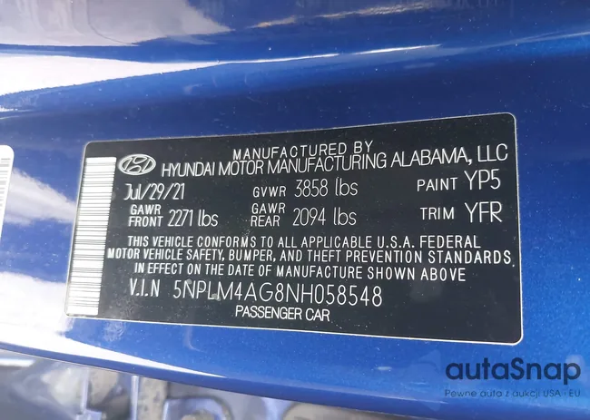 5NPLM4AG8NH058548: 42700384