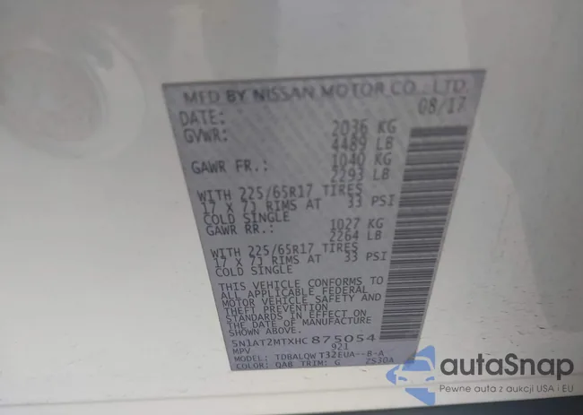 5N1AT2MTXHC875054: 42700565