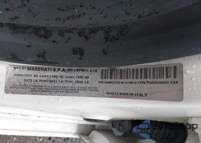 ZAM57YTA1K1319615: 42700681