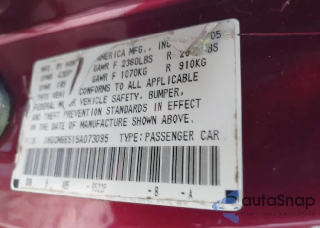 1HGCM66515A073095: 42700753