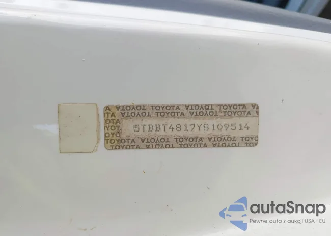 5TBBT4817YS109514: 42699885