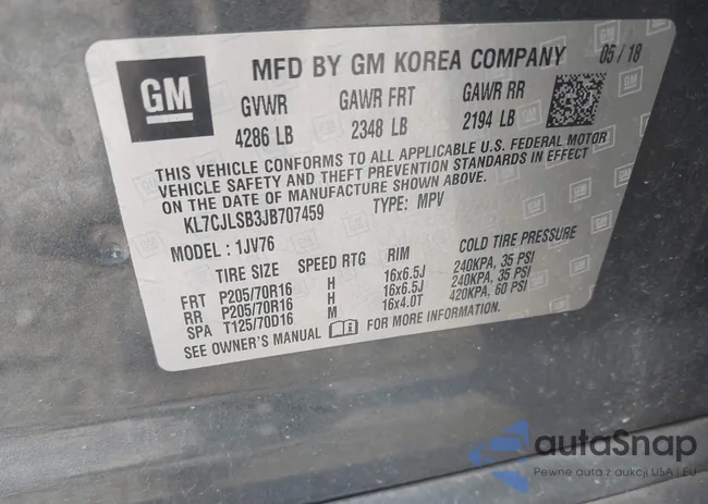 KL7CJLSB3JB707459: 42699896