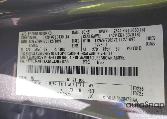 1FTER4FHXMLD88875: 42700077