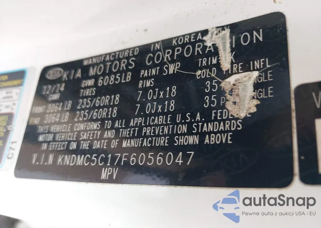 KNDMC5C17F6056047: 42701456