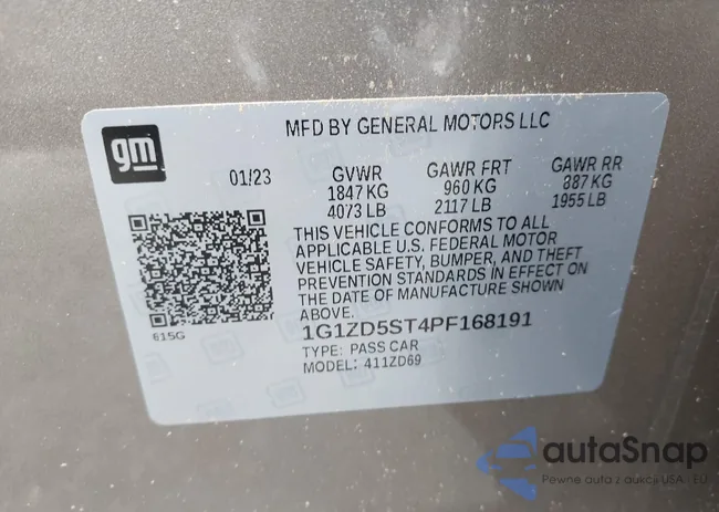 1G1ZD5ST4PF168191: 42700899