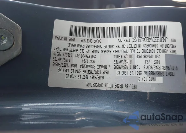 JM3TB3CV4E0428720: 42700971