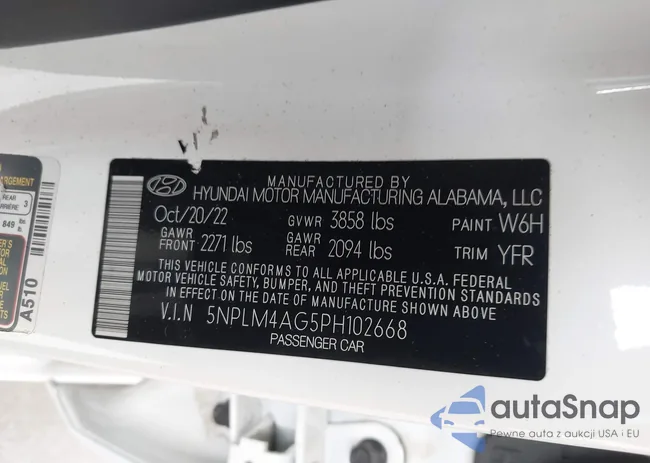 5NPLM4AG5PH102668: 42700999