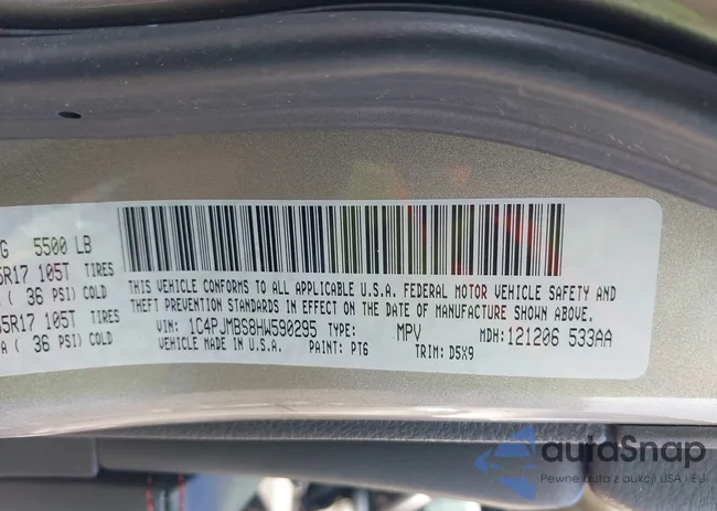 1C4PJMBS8HW590295: 42701145